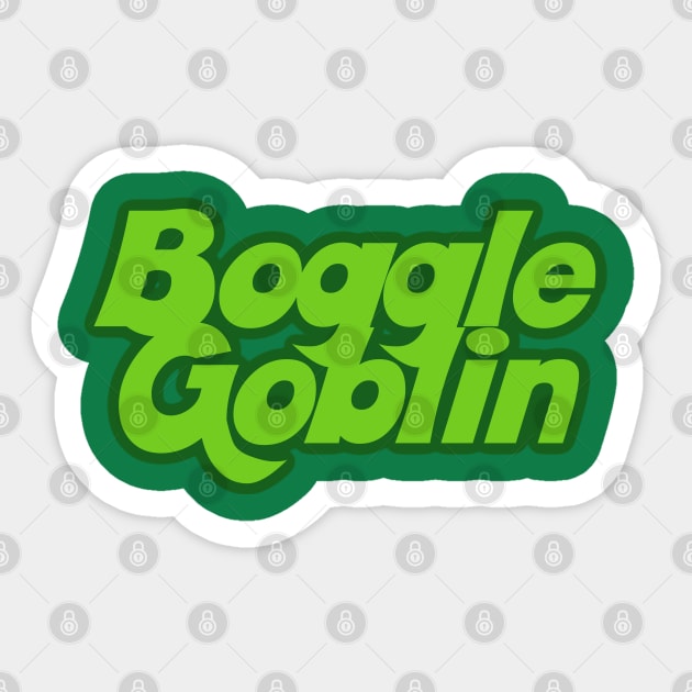 Boggle Goblin Sticker by yaywow